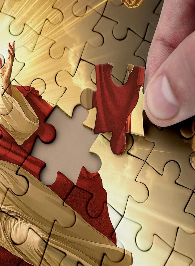 BBOLDIN Christian Jesus Inspirational Puzzle 1000 Pieces for Adults, Religious Angel Rose Catholic Jigsaw Puzzle, God Easter Flower Puzzles - Image 4